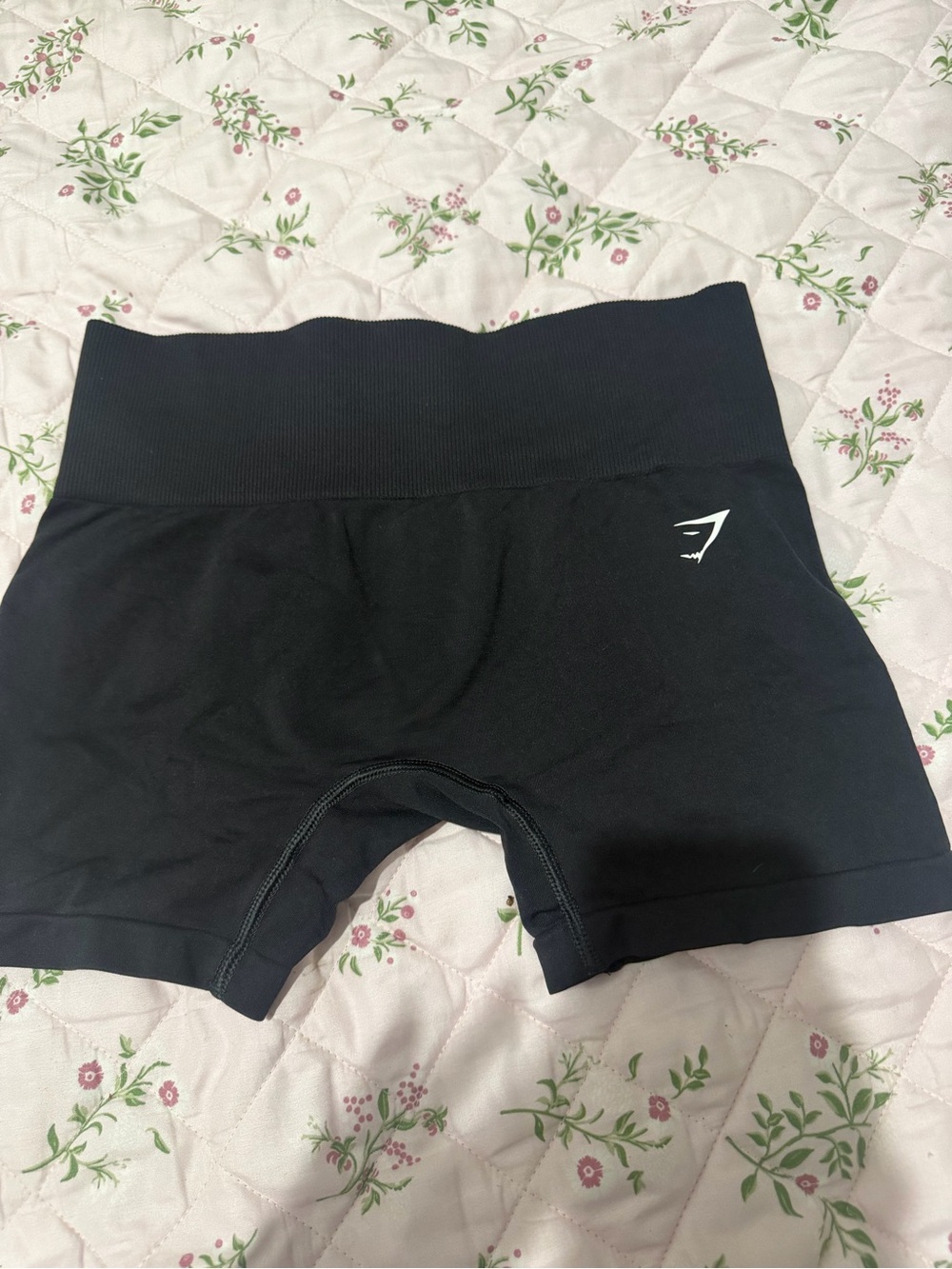 Gymshark Black High-Rise Seamless Bike Shorts